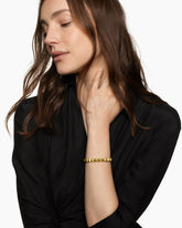 Pyramid Cuff Bracelet in 18K Yellow Gold, 8mm